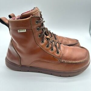 Clarks Men's Brown Leather Moc Toe Boots